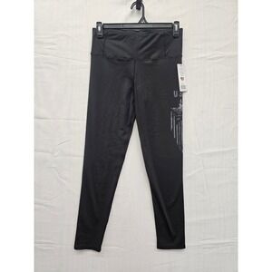 Collette Love Womens USA Star Graphic‎ Compression Leggings Black Large NWT